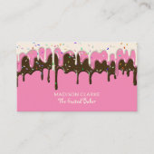 Donut Frosting Sprinkles Baker Bakery Visitekaartje (Voorkant)