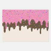 Donut Froting Sprinkles Inpakpapier Vel (Voorkant 3)