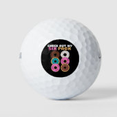 Donut Funny Golfballen (Voorkant)