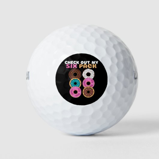 Donut Funny Golfballen (Voorkant)