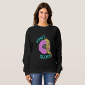 Donut geckos Leopard Gecko Lizard reptielenhouder Trui (Voorkant volledig)