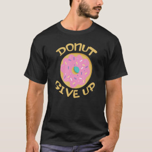 Donut Geef Funny Doughnut Workout Inspirerend op T-shirt