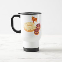 Donut geeft chocolade en witte chocolade op