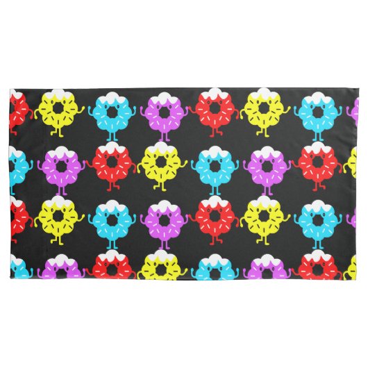 Donut geïnspireerd cadeau kussensloop (Voorkant)