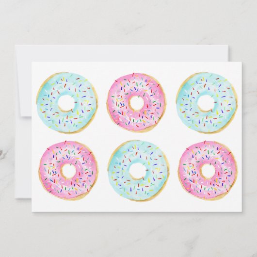 Donut gender onthulder kaart (Achterkant)