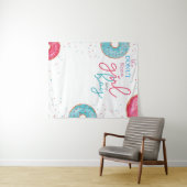 Donut Gender onthullen Backdrop/Tapestry Tapestry Wandkleed (In Situ (horizontaal))