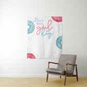 Donut Gender onthullen Backdrop/Tapestry Tapestry Wandkleed (In situ)