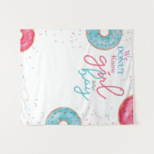Donut Gender onthullen Backdrop/Tapestry Tapestry Wandkleed (Voorkant (horizontaal))