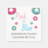 Donut Gender onthulling Servet (Voorkant)