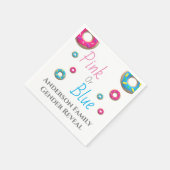 Donut Gender onthulling Servet (Hoek)