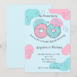 Donut Gender Reopenbaart Uitnodiging