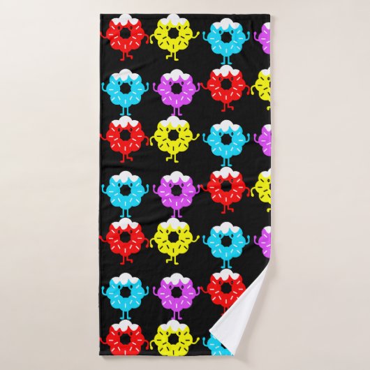 Donut geschenken en decor badhanddoek (Badhanddoek)