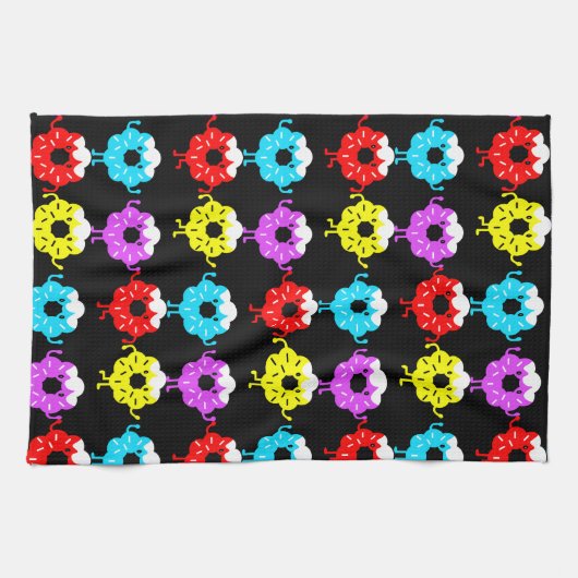 Donut geschenken en decor theedoek (Horizontaal)