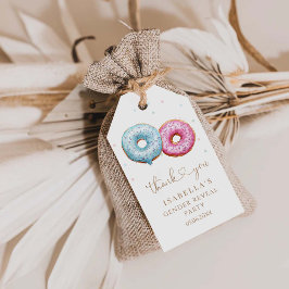 Donut Geslacht Onthullen Jongen of Meisje Party Cadeaulabel