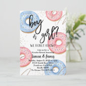 Donut Geslacht onthullen, we donut weten het, roze Kaart (Staand voorkant)