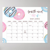 Donut geslacht onthulling Raad de verwachte datum  Poster (Voorkant)