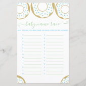 Donut, gesponnen met liefdesnaam Baby, Race Game (Voorkant)