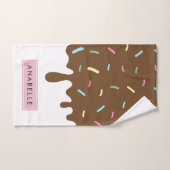 Donut glazuur, ijsvorming, berijpen, strooisel, Jo Bad Handdoek (Handdoek)