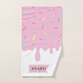 Donut glazuur, ijsvorming, berijpen, strooisel, Jo Bad Handdoek (Handdoek)