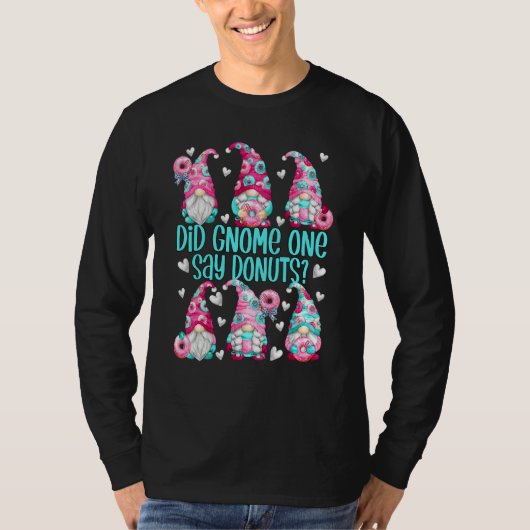 Donut-gnomen voor meisjes van de Doughnut-partij d T-shirt (Voorkant)