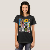 Donut Graffiti Pop Costume Kinder Mannen T-shirt (Voorkant volledig)