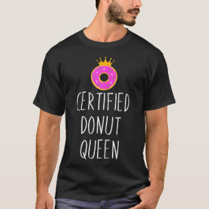 Donut Graphic Gecertificeerd Donut Food Lover T-shirt