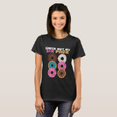 Donut Grappig T-shirt (Voorkant volledig)