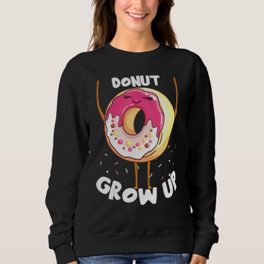 Donut Groei Donut op Trui (Voorkant)