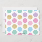 Donut Groei Kawaii Birthday Foto uitnodiging (Achterkant)