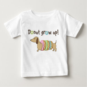 Donut Groei op Dachshund Doxie Dog Shirt