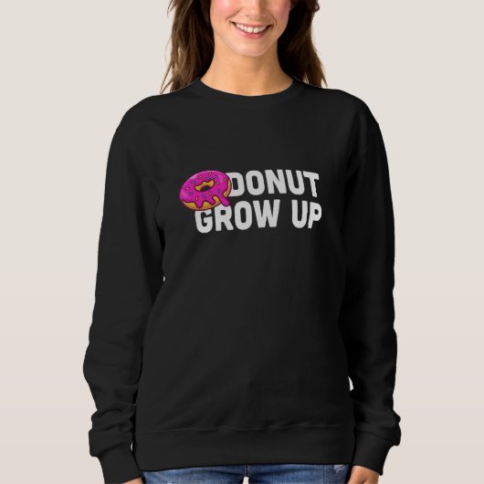 Donut Groei Op Donut Donut Feestje Trui (Voorkant)