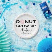 Donut Groei op Fun Birthday Party Papieren Bordje (Feest)