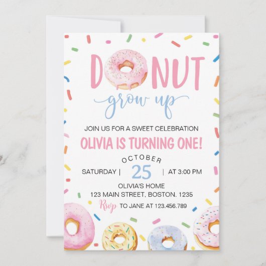 Donut Groei op uitnodiging van de Dag (Voorkant)