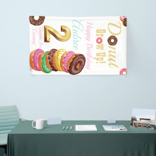 Donut Groeit Banner op (Beurs)