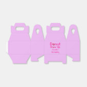 Donut Groeit Birthday Bedankdoosjes (Uitgevouwen)