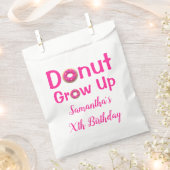 Donut Groeit Birthday Bedankzakje (Geknipt)