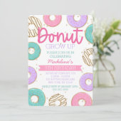 Donut Groeit Birthday Kaart (Staand voorkant)