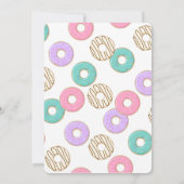 Donut Groeit Birthday Kaart (Achterkant)