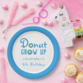 Donut Groeit Birthday Papieren Bordje (Feest)