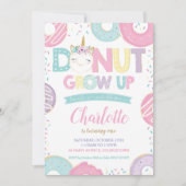 Donut groeit op 1 september Unicorn Doughnut Kaart (Voorkant)