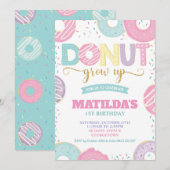 Donut groeit op de eerste dag van de geboorte, mei kaart (Voorkant / Achterkant)