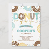 Donut groeit op de eerste verjaardag van de Doughn Kaart (Voorkant)