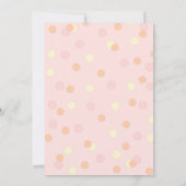 Donut Grow Theme Birthday meisje Brunch Kaart (Achterkant)