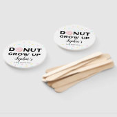 Donut Grow Up Kids Verjaardagsfeestje Handwaaier (Niet-gemonteerd)