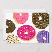 Donut Grow Up Leuke foto 1e verjaardag Kaart (Achterkant)