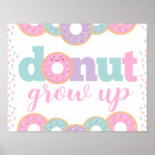 Donut Grow Up Poster (Voorkant)