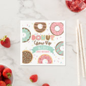 Donut Grow Up Verjaardag servet -  (Insitu)