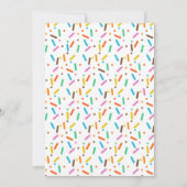 Donut halverwege een feestje. kaart (Achterkant)