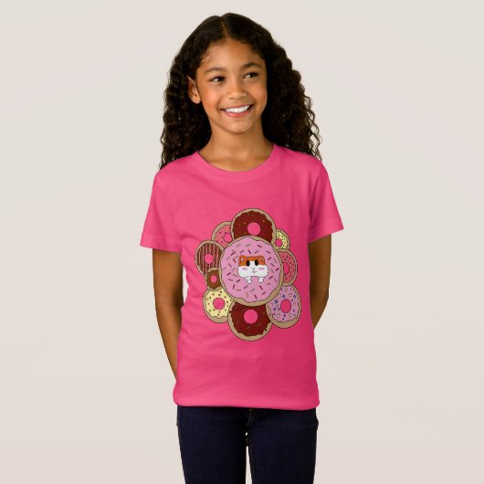 donut hamster t-shirt (Voorkant volledig)