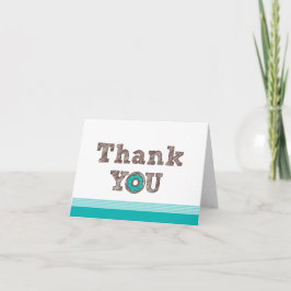 Donut Hartelijk dank Bedankkaart